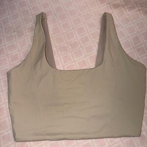CSB Beige Sports Bra / Crop Top
